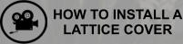 HOW TO INSTALL A LATTICE COVER